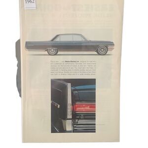 Vintage 1962 Buick Electra 225 Ad Advertisement